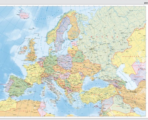 stenska karta Evropa